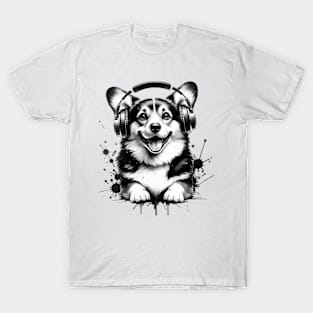 Corgi Business, Monkey Business, Music T-Shirt